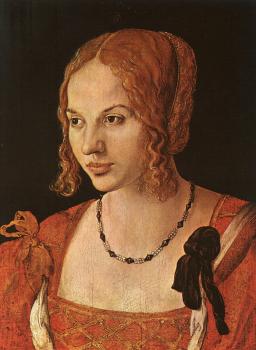 阿爾弗雷德 丟勒 Portrait of a Young Venetian Woman 阿爾弗雷德 丟勒 Portrait of a Young Venetian Woman
